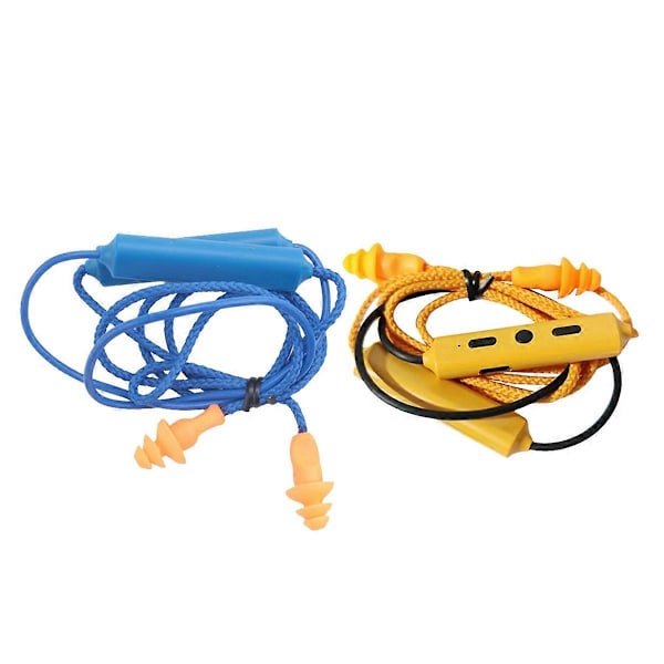 2 ST Hörlurar Bluetooth Öronproppar för Arbete, Hörselskydd, Ljudreducering, Byggarbetsplatser,