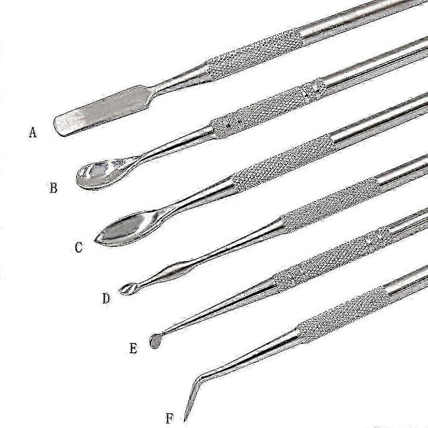 12 st Vaxsnidare Set Dubbelsidiga Tandvax Modellerings Skulpteringsverktyg Tandpetare Polymer Keramiker