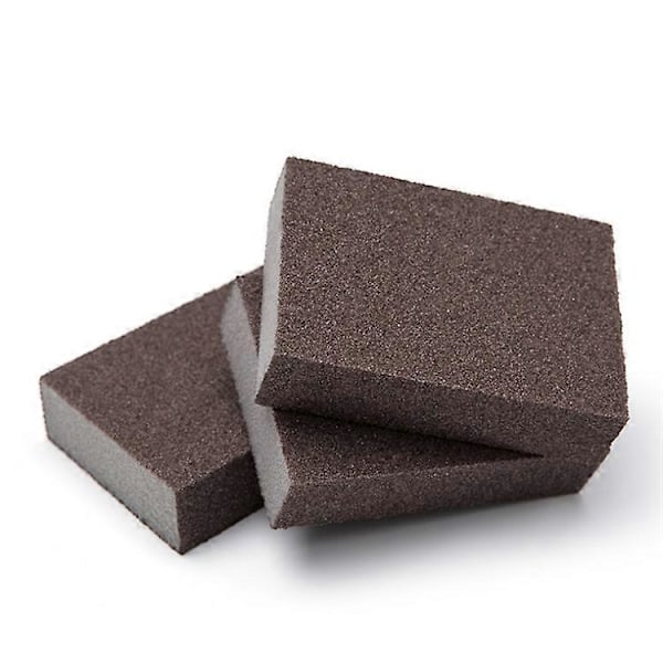 Fint Sandpapir Blokke Smergel Slibe Poleringspuder Korn Slibesvamp 10 STK til Træ, Plast, Møbler, 10*7*2.5cm