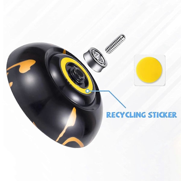 Yoyo Kit, 12 Yoyo-strenger, 8 Silikonputer, 2 10 Kule Ikke-responsiv, 2 Smal C Responsiv, 4 yoyo-aksel
