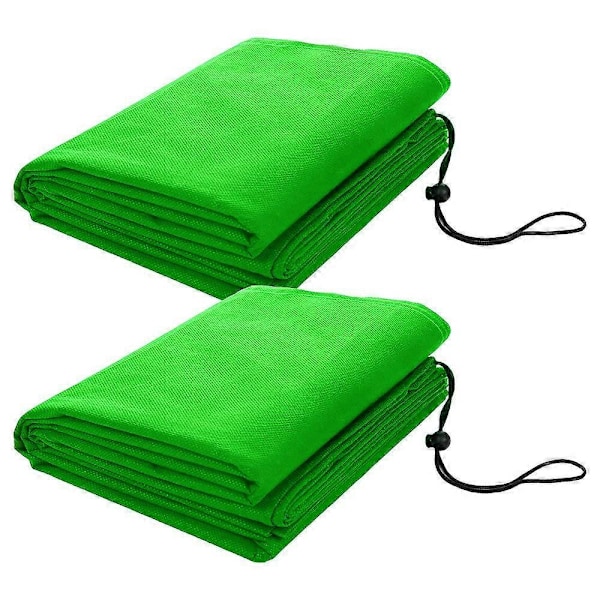 Frostbeskyttelsesdække til vinterplanter, beskyttelsesdække af non-woven stof, trædække, plantesæk 100 * 80 cm, sammenklappeligt spænde 2 stk.