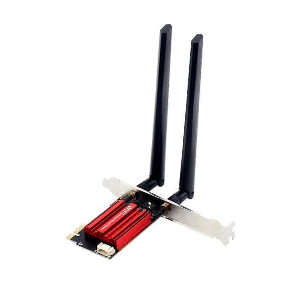 Wifi 6E AX210 PCIE Wifi Adapter 5400Mbps Trådløst Ethernet Netværkskort BT 5.3 2.4G/5G Dual Band 80
