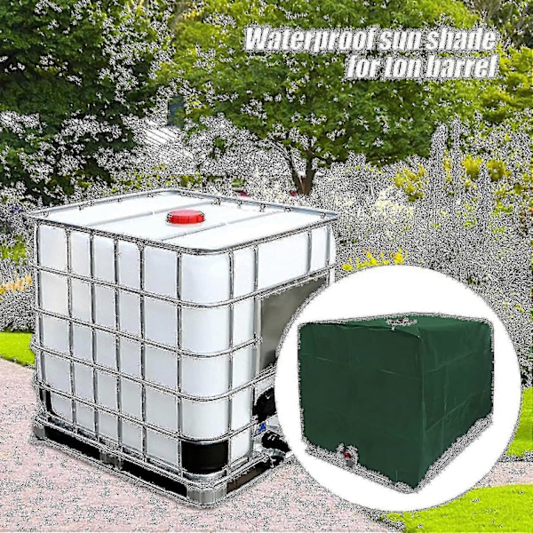 Vesisäiliön kansi 1000 L IBC-säiliöön - 120 x 100 x 116 cm