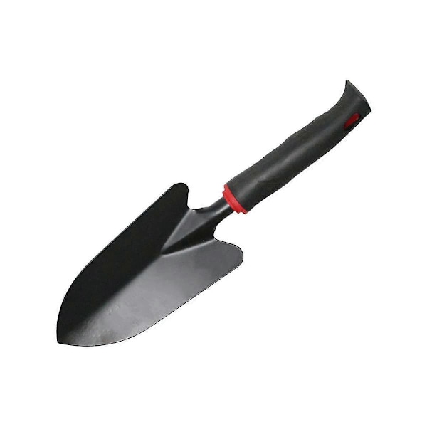 Blomsterspade Laget av Metall - Hagespade Med Ergonomisk Plasthåndtak - For Planting Og Transplantering (ShiKai)