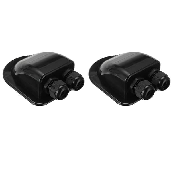 2X Tagledning Indgangsboks Solpanelkabel Autocamper Campingvogn Båd-B