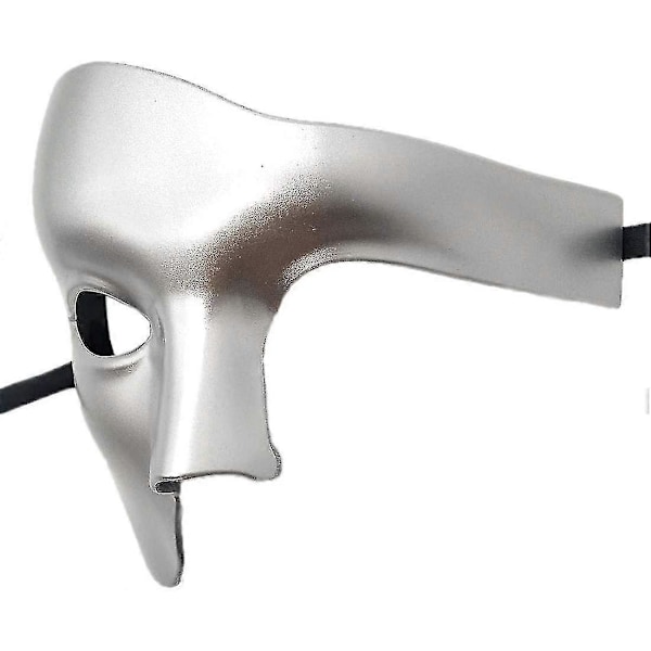 Maskerade Maske Vintage Phantom Of The Opera Ettøyd Halv Ansiktskostyme