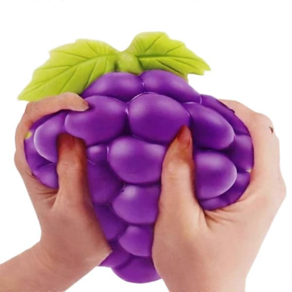 Kæmpe Drue Squishy Jumbo Stor Frugt Drue Stressbold Søde Sensoriske Fidget Stressbolde Til