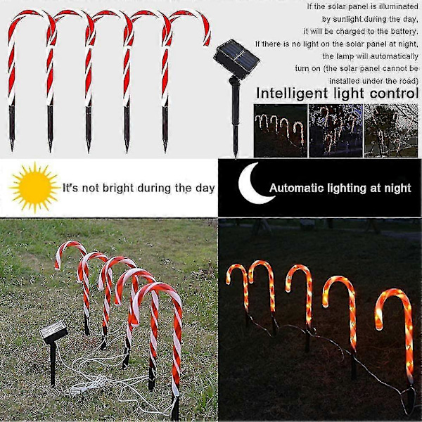 Solcellsdriven käpplampa 10 st Käpplampor Festival Käpplampor Multifunktionell Solcellsdriven Julgransdekoration Markbelysning Dekor