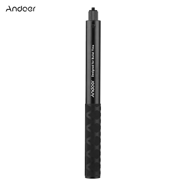Andoer Usynlig Selfie Stick 1/4 Tomme Skrue 28cm-110cm Justerbar Længde til Insta360 ONE X2/X3/ EV