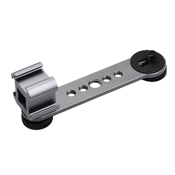 Trippel Cold Shoe-fäste Förlängningsarm med 1/4 tum & 3/8 tum Gänga för Gimbal Stabilisator T