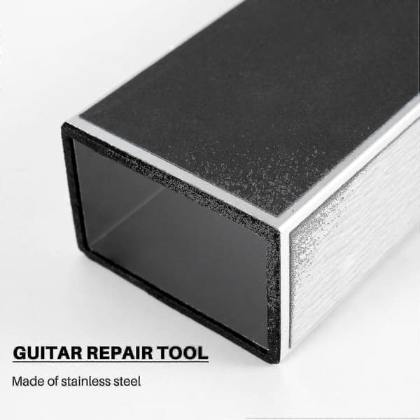 Gitarr Luthier Verktyg Inkluderar Bandplaningsbalk, Gitarrbandfil, Vippbräda och Greppbrädesskydd, g