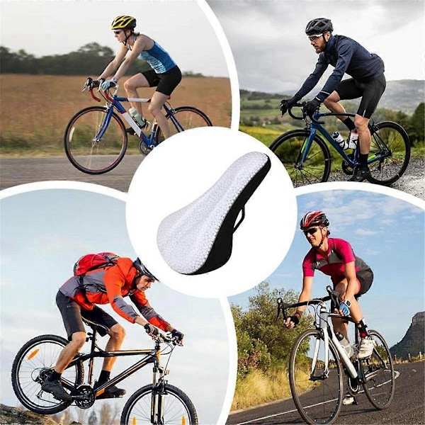 Mountainbike Sadelöverdrag Mode Vadderat Cykelsadelskydd Ergonomiskt