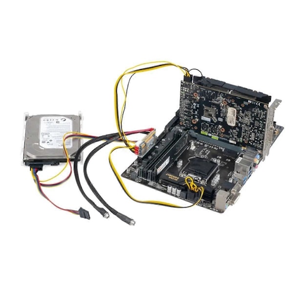 450W 24Pin 12V DC Sisääntulo 450W Ulostulo Realan Mini ITX Pico PSU DC ATX PC Kytkin DC-DC ATX Virtalähde