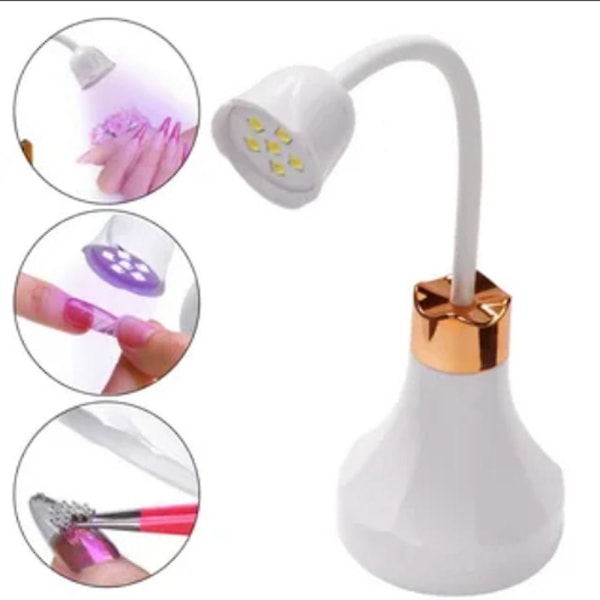 Rose Shape Nail Beauty Light Bendable Safe Nail Tørkemaskin Profesjonelt manikyrverktøy Electric