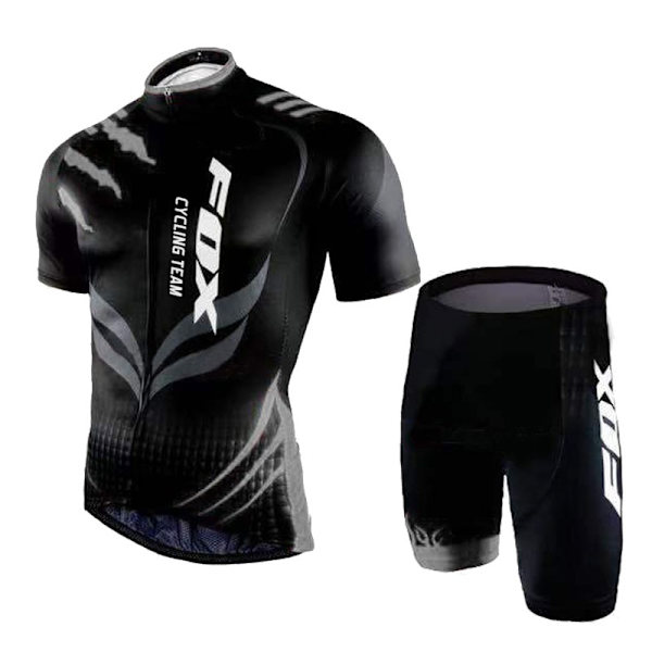 Bike Jersey Set 2023 Fox Cycling Team Herr Cykelunderdel Culottes Sommar Kortärmad MTB kostym Kläder Mayots Ciclismo Hombre 4 XL