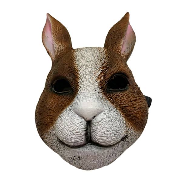 Julekarnevalsfest Dyremaske Elg Big Bad Wolf Kanin Halvt ansiktssminke Katt Hundemaske Cosplay Mascara Latex Mask Rabbit