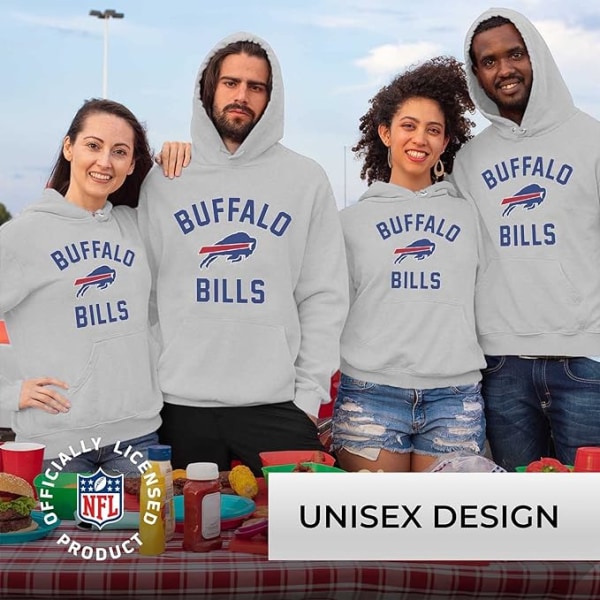 Team Fan Apparel NFL Adult Game Day -huppari - polyesterivillapuuvillasekoitus - Pidä lämpimänä ja edustaa joukkueesi tyyliä style 10 2XL