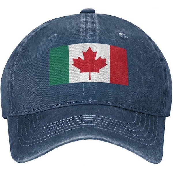Canada Italien Flag Unisex Cowboy Hat Baseball Caps Justerbar Sports Golf Denim Casquette Cap Style 955