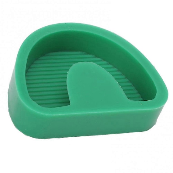 Silikon Tandmodell Portabel Demonterbar Gipsbas för Klinik Butik Grön 7 x 5,2 cm