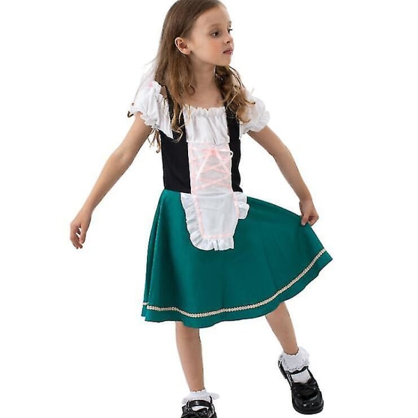 Jentekostyme til München Oktoberfest for barn XL
