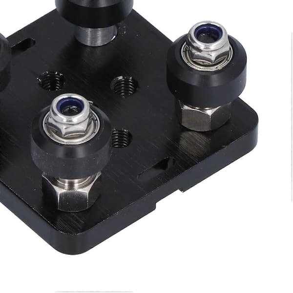 Gantry Plate Aluminiumlegering Mini Bygg med Hjul 3D-skriver Tilbehørssett