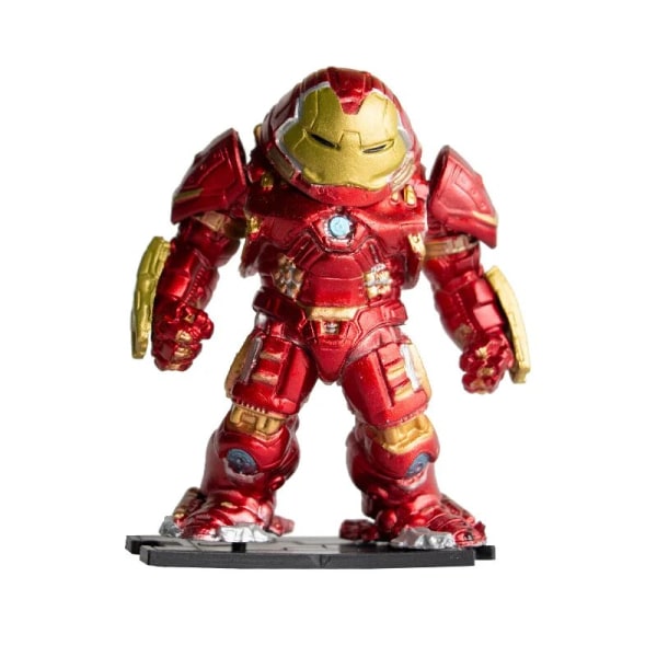 Disney Marvel Avengers adventskalenderæske Anime figur Iron Man Spider-Man Hulk Legetøjsmodeller Pynt julegaver til børn no box