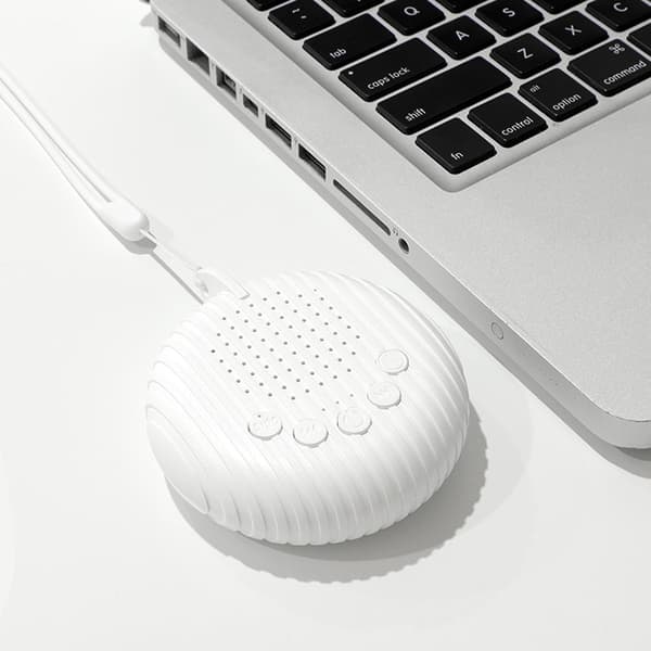 Q3 Bærbar Baby Søvnmaskin Hjemmekontor Mini Søvnterapi Avslappende Hvit Støy Maskin