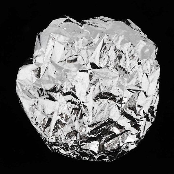 2 Stk. Bagehætte i aluminiumsfolie, vandtæt isolering til hår