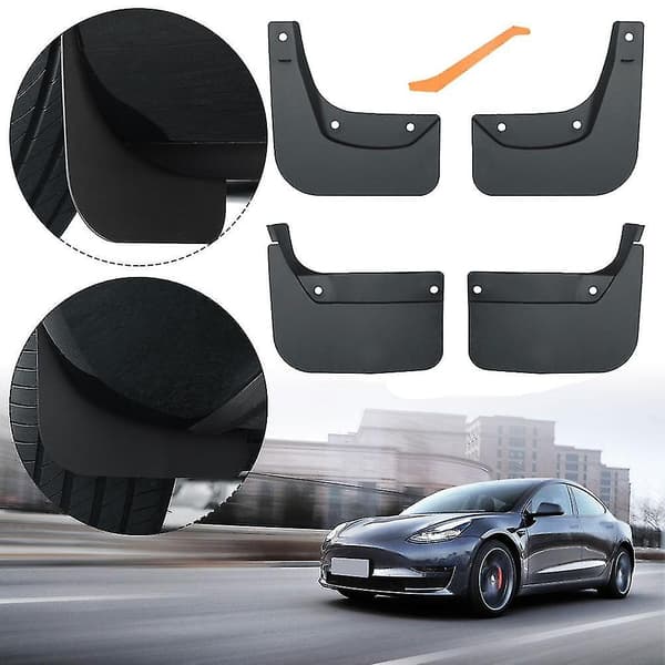 Stænklapper til Model 3 Highland 2024, Mud Flaps, for og bag