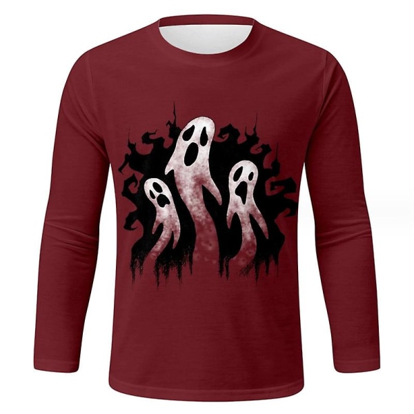 Græskar skjorte Halloween skjorter til mænd O Lantern Herre T-shirt style 8 4XL