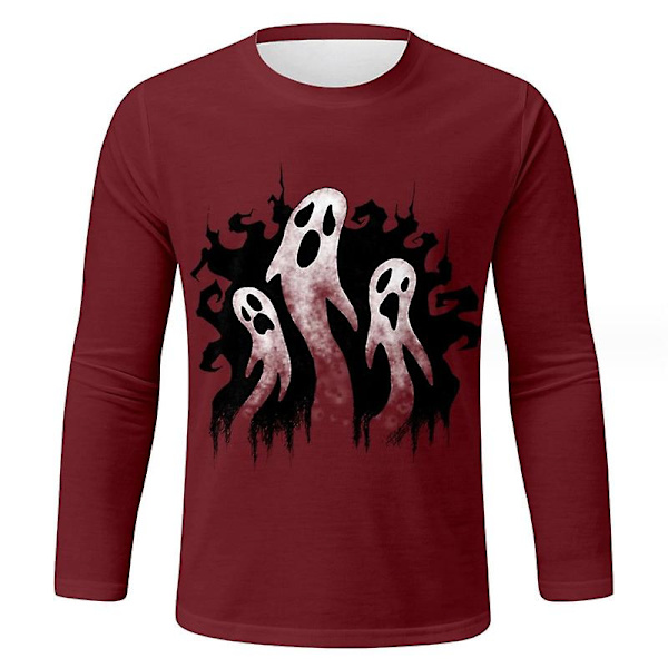 Gresskarskjorte Halloween-skjorter for menn O Lantern T-skjorte for menn style 8 4XL