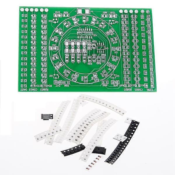 SMD Blinkende LED Komponenter Loddeøvelse Brett Ferdighet Elektronisk Krets Stjernelys