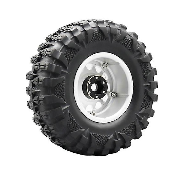 4 stk. Messingvekter Hjul Hex Hub Utvid Adapter for 1/10 RC Crawler 1.9 2.2 Tommers Hjul Felg Axial SCX1