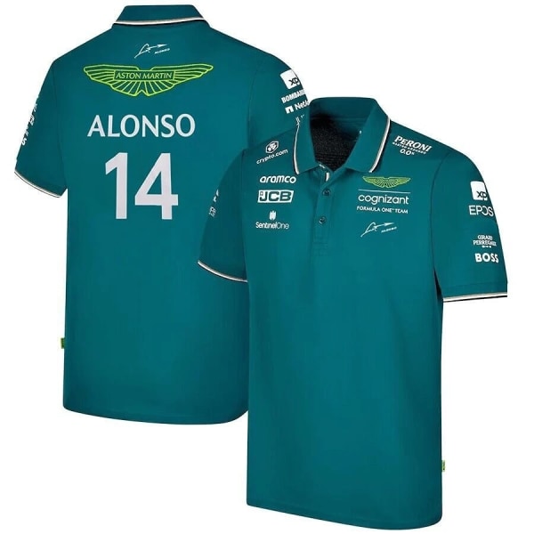 2023 ALONSO#14 Sport pikétröja F1 Team Driver Pikétröja XL