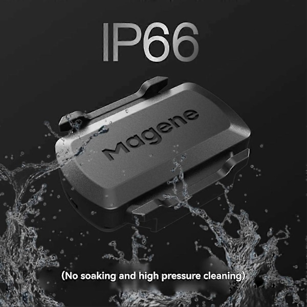 MAGENE Cykelcomputer Speedometer ANT+ Hastighed & Kadence Dual Sensor
