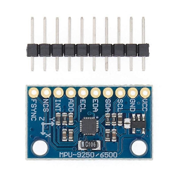 MPU-9250 GY-9250 9-Axis Sensormodul I2C/SPI Kommunikation Triaxiell Gyroskop + Triaxiell Accelerometer