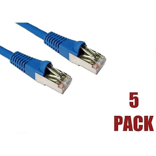 1,5 m Cat6a *600 MHz* netværkskabel blå - professionel standard Ethernet-ledning - LSZH - SSTP - FTP - 10GBASE-T (10 Gigabit support) - 10 Gbit/s (milliarder