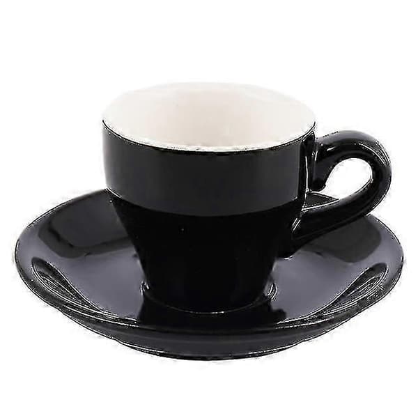 Macaron Espresso Sort Italiensk Kaffekop