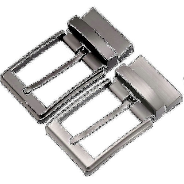 2 stk Reversible Beltespenne - Utbyttbar Spenne - 30mm 32mm 35mm - Avtakbar - Roterende Spenne - 3 3,2 3,5 Cm - Reserve - Reversible Spenne
