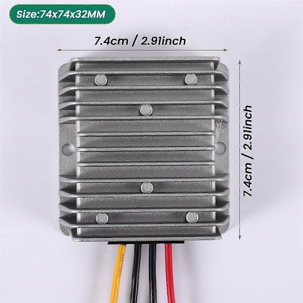 48V DC-DC Omvandlare 48V till 24V 20A Nedtrappningsaggregat Reducer Buck Regulator Spänning för