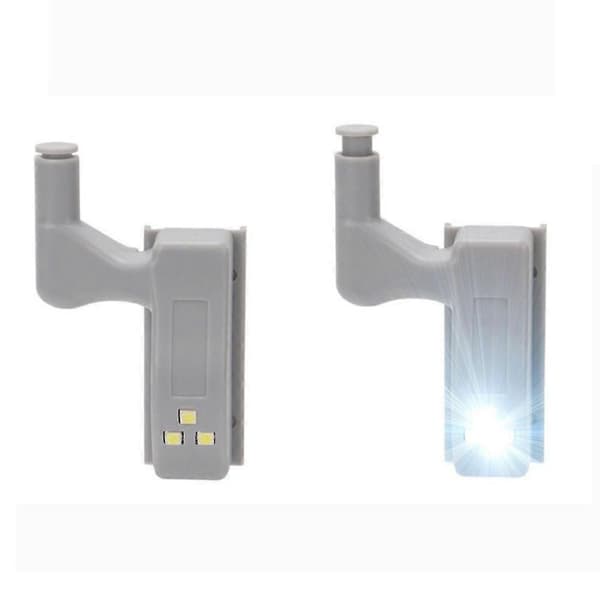 1/10 stk. LED Skabs Indvendig Hængsel Lys Garderobe Auto Switch Sensor Lampe