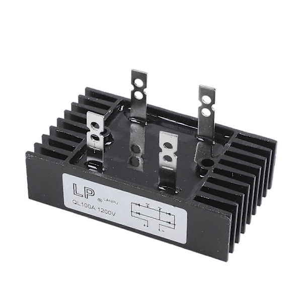 100Amp 1200Volt 4 Pins 1-Fase Diode Bro Likretter QL100 Type