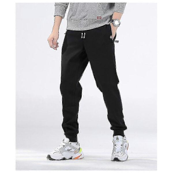 Guoguo Vinter Varme Fleecebukser Menn Lammeull Tykke Casual Termiske Joggebukser Herre Bukser Menn Joggers