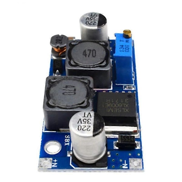 2st Justerbar DC-DC Buck Boost Converter Automatisk Bredspänningsregulator XL6009 Spänningsmodul