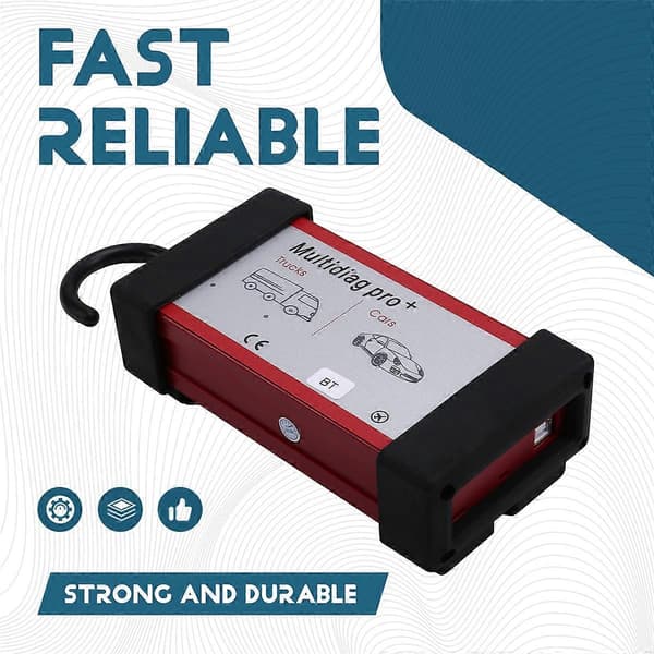 Bil Lastbil Diagnostisk Værktøj Multidiag Pro+ PCB TCS Bluetooth OBD2 Scanner V9.0 V2021.11 NEC NAIS Relæ