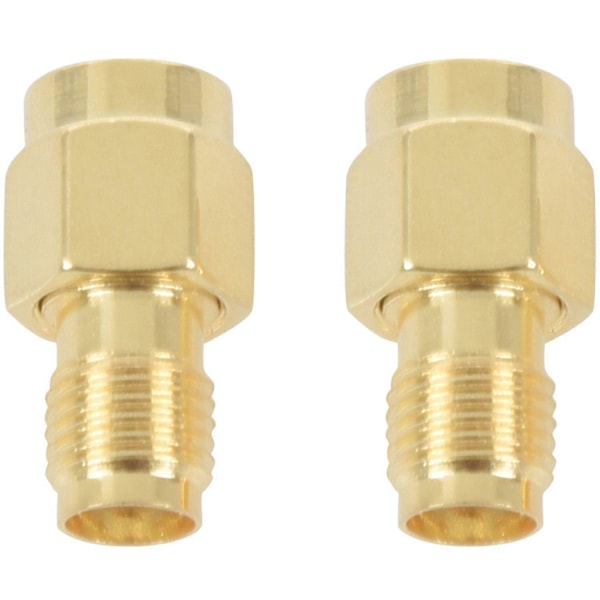 2 st RF koaxial coax adapter SMA hona till RP-SMA hane