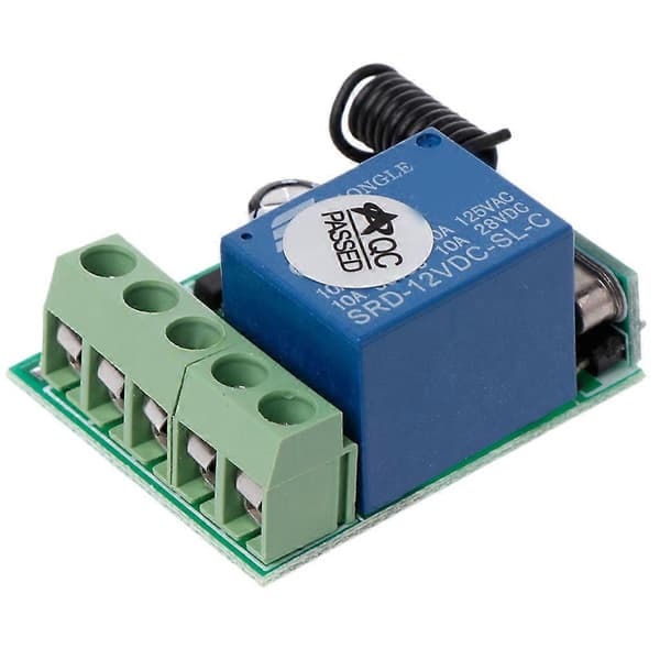 Trådløs fjernkontrollbryter for DC 12V modul universell sender mottaker
