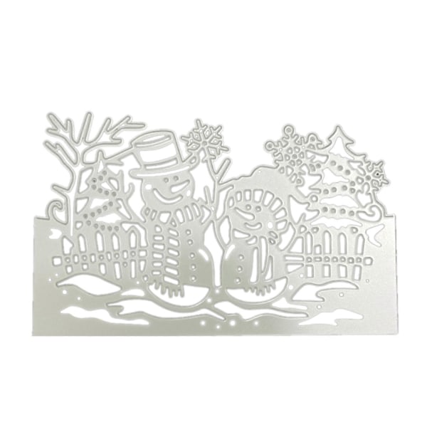 Snögubbe Präglingsstansar för Julkortstillverkning DIY Scrapbooking Album
