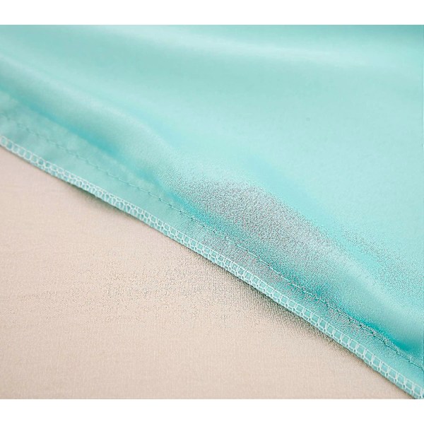 2 stk. silkeputetrekk, mykt og komfortabelt, cyan, 20*40 tommer