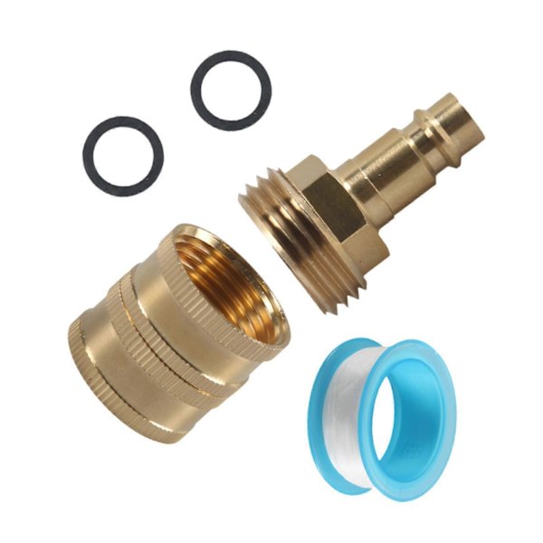 RV Spray Port Hurtigkobling Robust Høy Ytelse 3/4\" Hageslangeadapter
